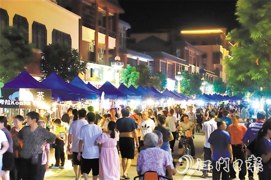 中秋國慶假期，京梅村人氣爆棚。