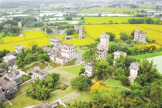 塘口鎮(zhèn)自力村碉樓群。