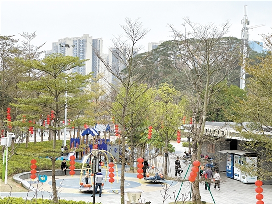 公園成為市民休閑玩樂好去處。
