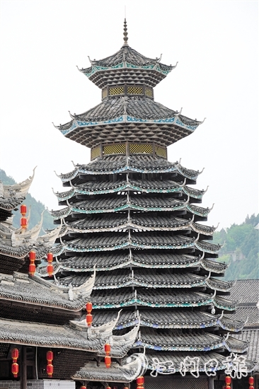 下司古鎮(zhèn)獨(dú)具特色。