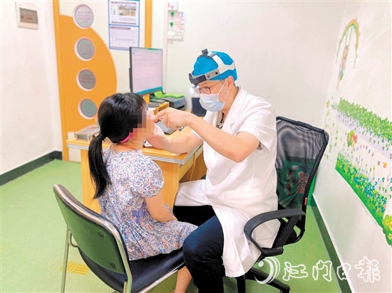 暑假期間，因扁桃體問題就診的患者增多。