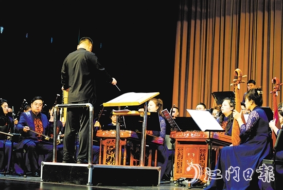 《山西印象》民族管弦樂組曲音樂會(huì)現(xiàn)場(chǎng)。