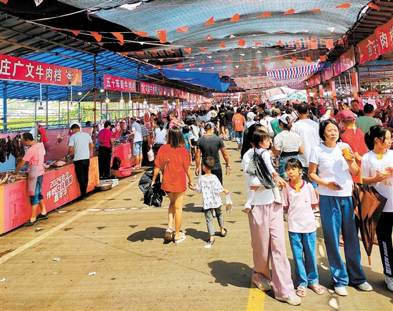 2024年水步傳統(tǒng)文化旅游嘉年華集美食、煙火、潮玩、文創(chuàng)、旅游等豐富元素于一體。