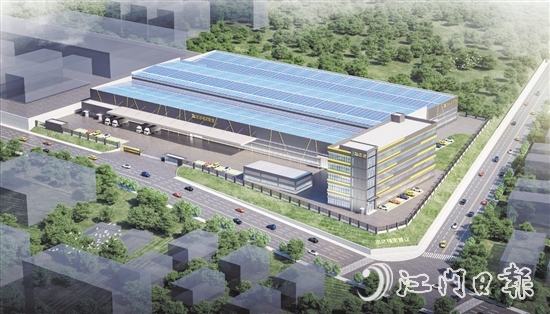 江門志達精密管業(yè)制造有限公司項目二期效果圖。