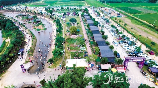 春節(jié)期間，位于恩城街道米倉村的恩平簕菜文化創(chuàng)意園將開展新春游園會活動。圖為資料圖。