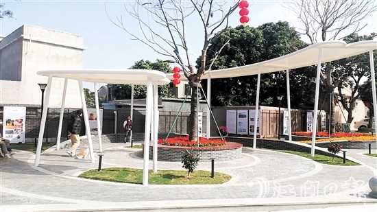 古井公園為村民提供休閑好去處。