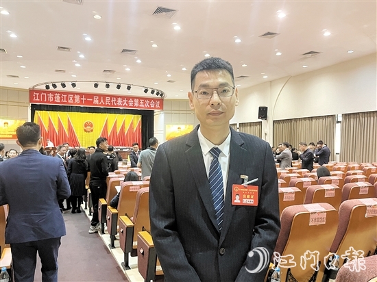 蓬江區(qū)人大代表、江門市理想家社會工作綜合服務(wù)中心法人兼總干事林嘉超