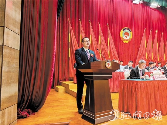 農(nóng)工黨新會(huì)區(qū)委員會(huì)代表林俊雄。