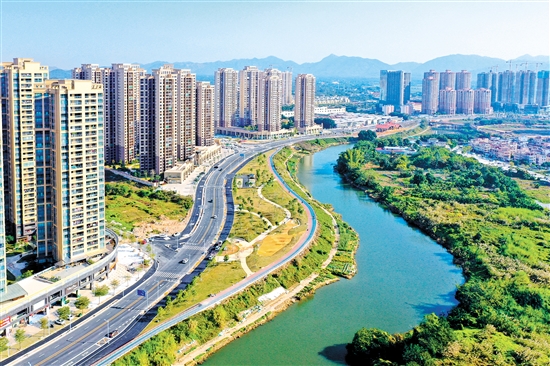 臺山市新昌水水利風(fēng)景區(qū)。