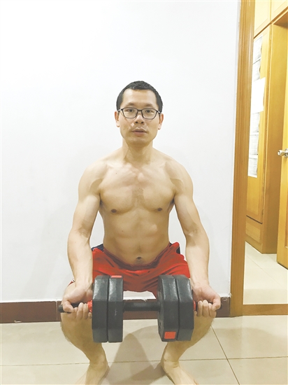 運動已成為馮嘉威雷打不動的日常。