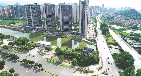 華盛路片區(qū)樓盤扎堆。