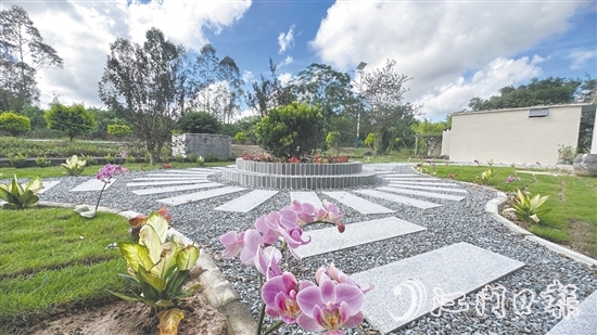 赤水鎮(zhèn)羊路村“四小園”綠意盎然。