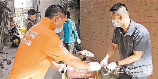 “向紹彬”愛心志愿服務(wù)隊(duì)投身基孔肯雅熱防控工作。