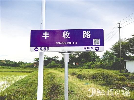 鶴山市打造“二維碼路牌”，市民用手機(jī)掃碼即可“一碼知路事”。