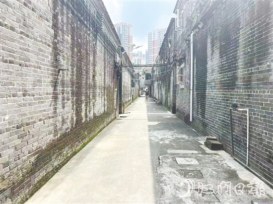 曾經(jīng)的“垃圾巷”變得干凈整潔。