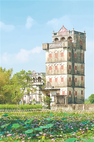 開平碉樓自力村景區(qū)。