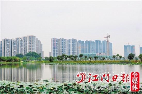 新會樞紐新城建設(shè)如火如荼。