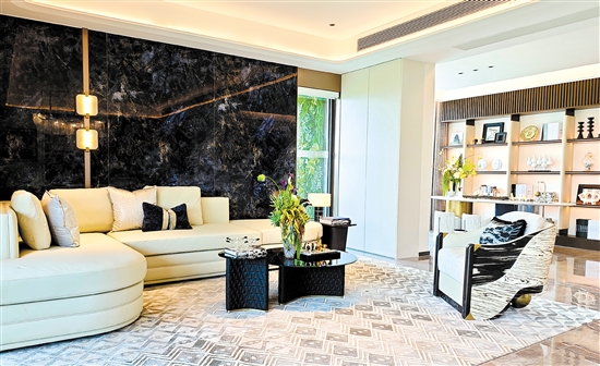 江發(fā)·翡翠觀瀾樣板房實(shí)景圖。