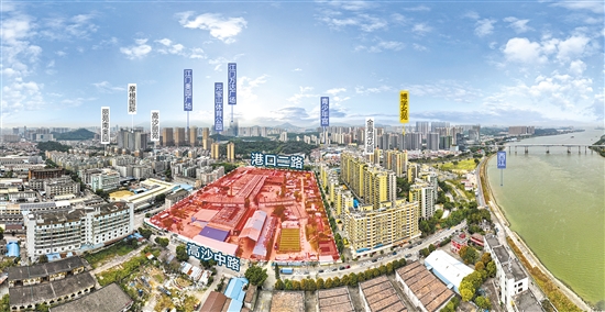 蓬江區(qū)港口二路東側金海灣南側地塊。