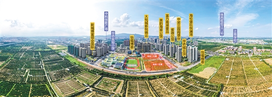 位于新會區(qū)的樞紐新城厚德路北側、新會華僑實驗小學東側地塊（地塊一）和樞紐新城今華路南側、新會華僑實驗小學東北側地塊（地塊二）。