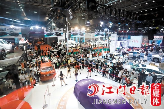 2021年“五一”車展現(xiàn)場。