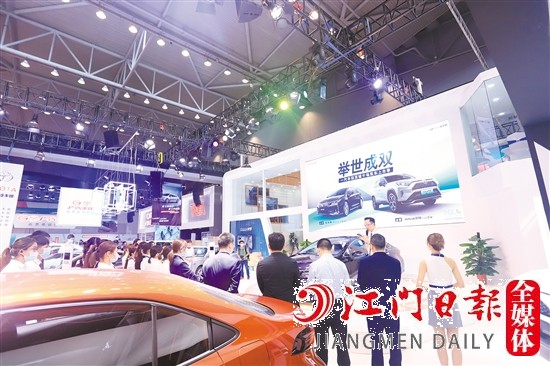 ?車展現(xiàn)場(chǎng)，汽車品牌企業(yè)將帶來科技盛宴。