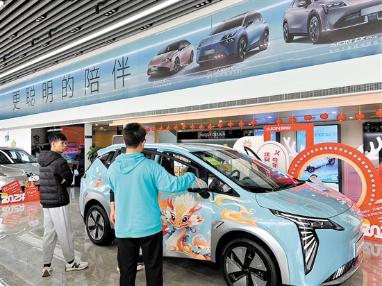 春節(jié)后期，4S店客流量提升。