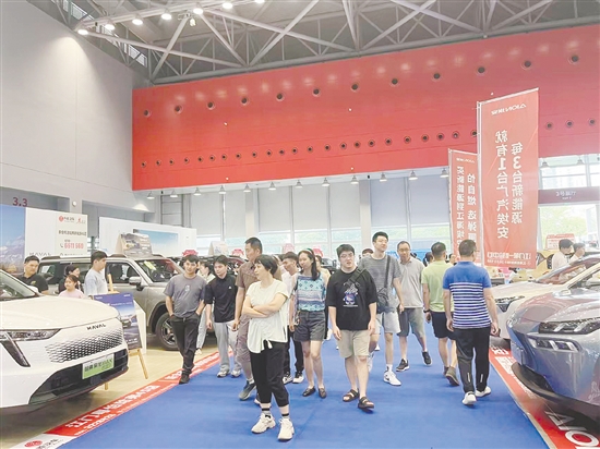 本報舉辦的大型車展歷來吸引許多市民的目光。